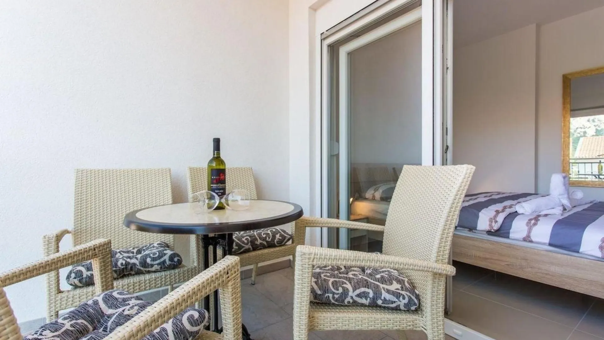 Apartmán Nettes Appartement In Baska Mit Eigenem Balkon Chorvatsko